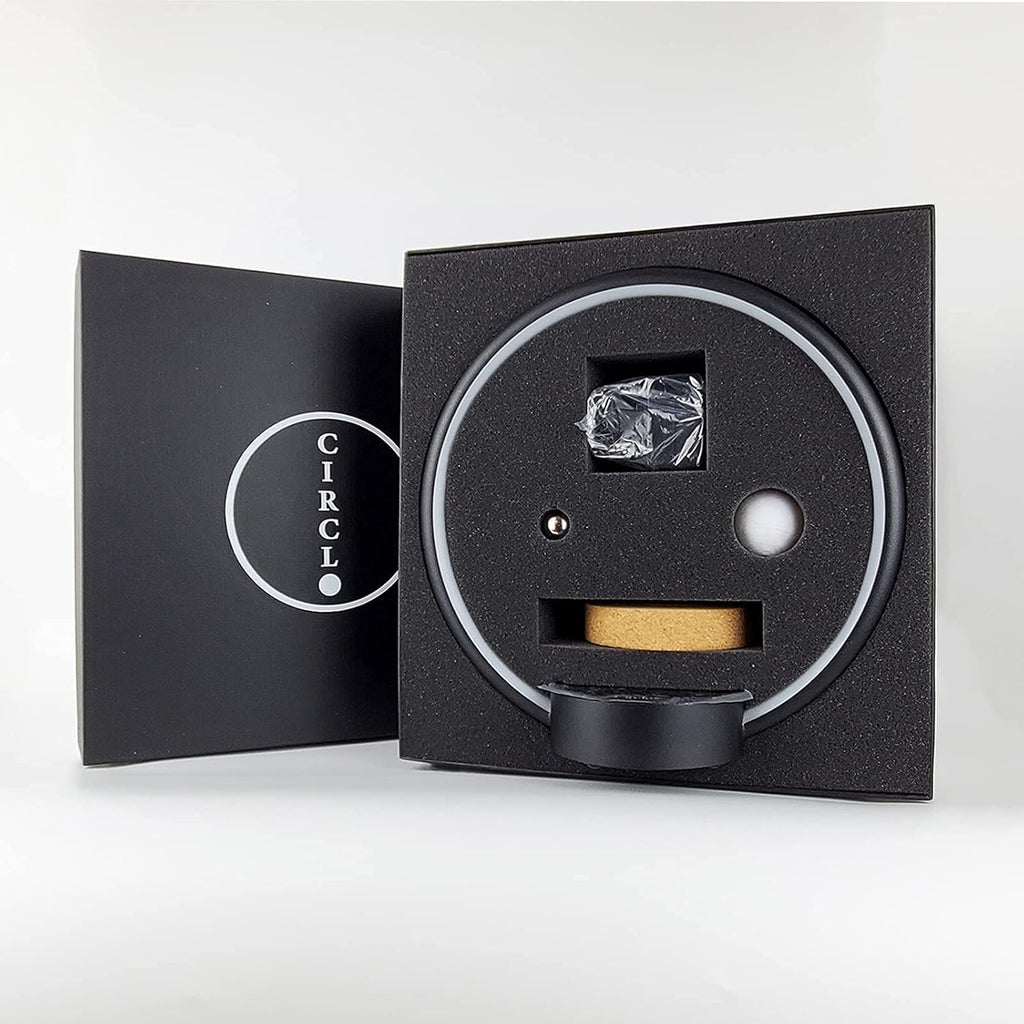 Circlo Table Lamp, Desk Lamp for Living Room with 2 Levitating Switch, Touch Lamp Led Lamp 3 Modes Levitating Bedside Lamp Night Light Lamp Modern Lamp for Bedroom Home Office Decor(Black)